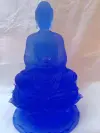 Helian Culture's premium craftsmanship water glass Guanyin Bodhisattva Buddha statue, free shipping for home worship, home Buddhist hall decoration handicrafts and ornaments Item Picture